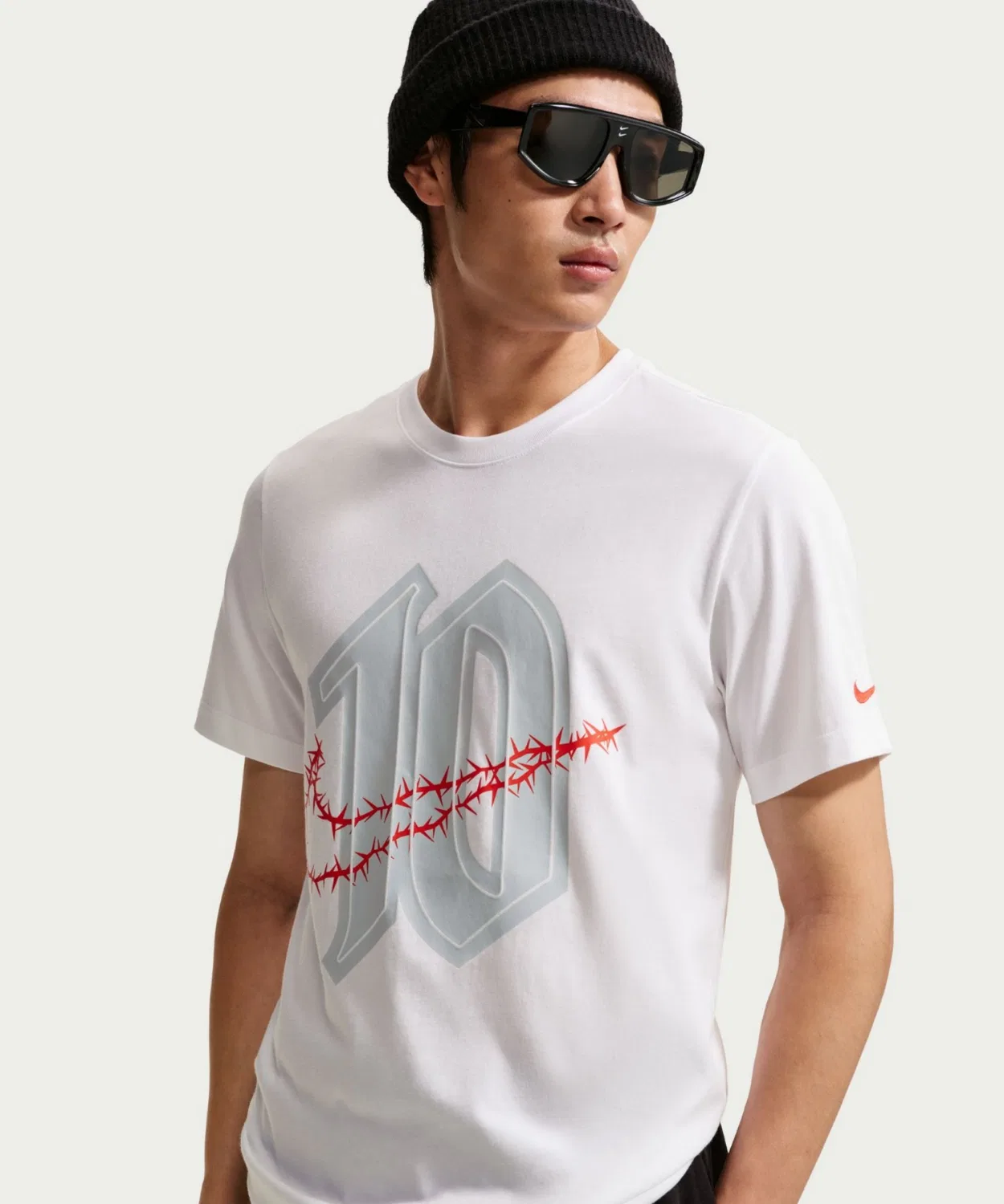 Мужская футболка с коротким рукавом, хлопковая, Nike Sportswear, White