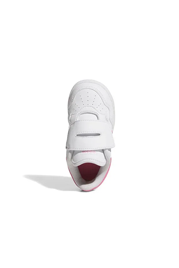 Детские кроссовки для девочек с липучками Hoops children's daily shoes Adidas, K0da-4 — фото 4