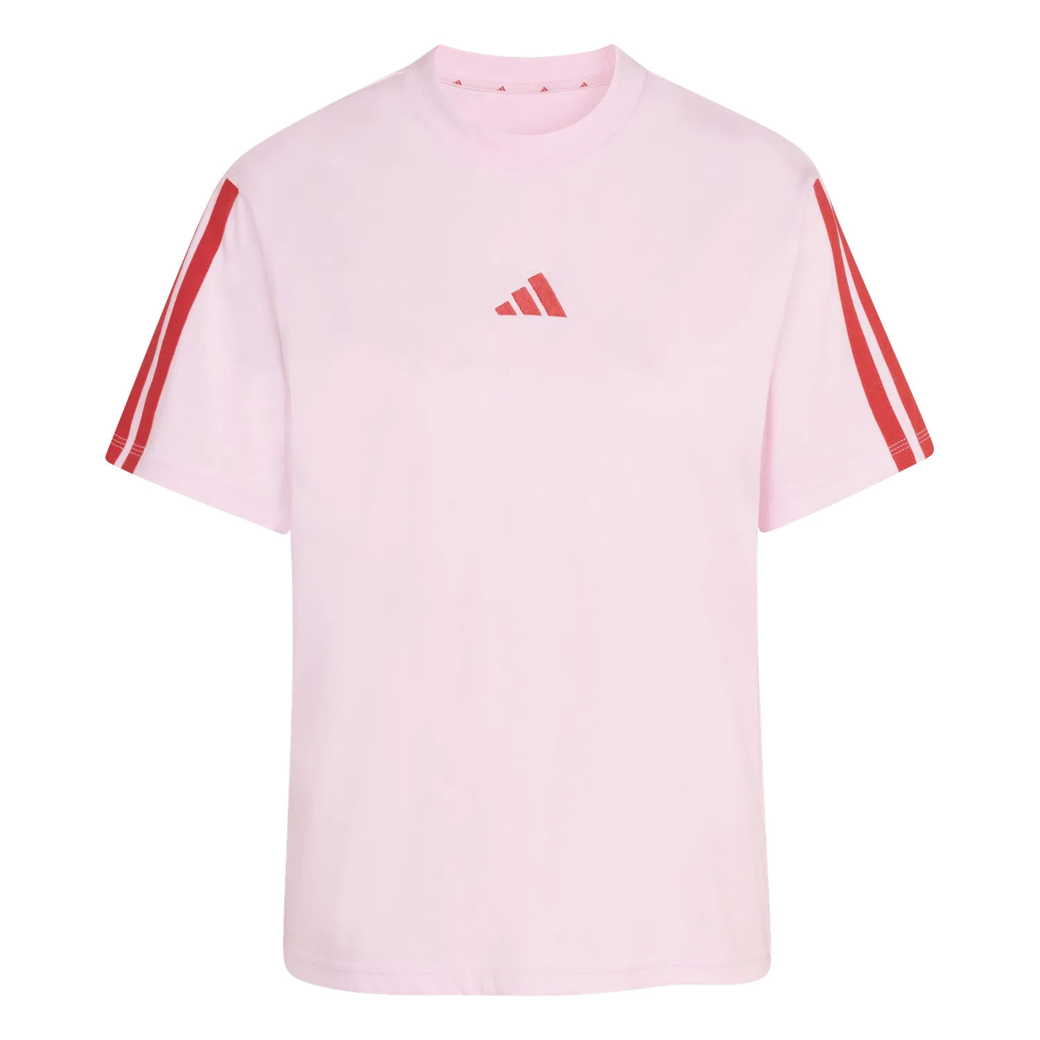 Женская футболка свободного кроя Adidas, розовый