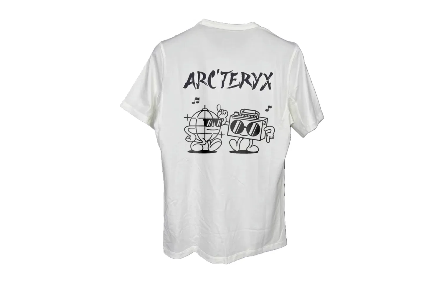 Футболка Captive с принтом, Arcteryx, Ivory White