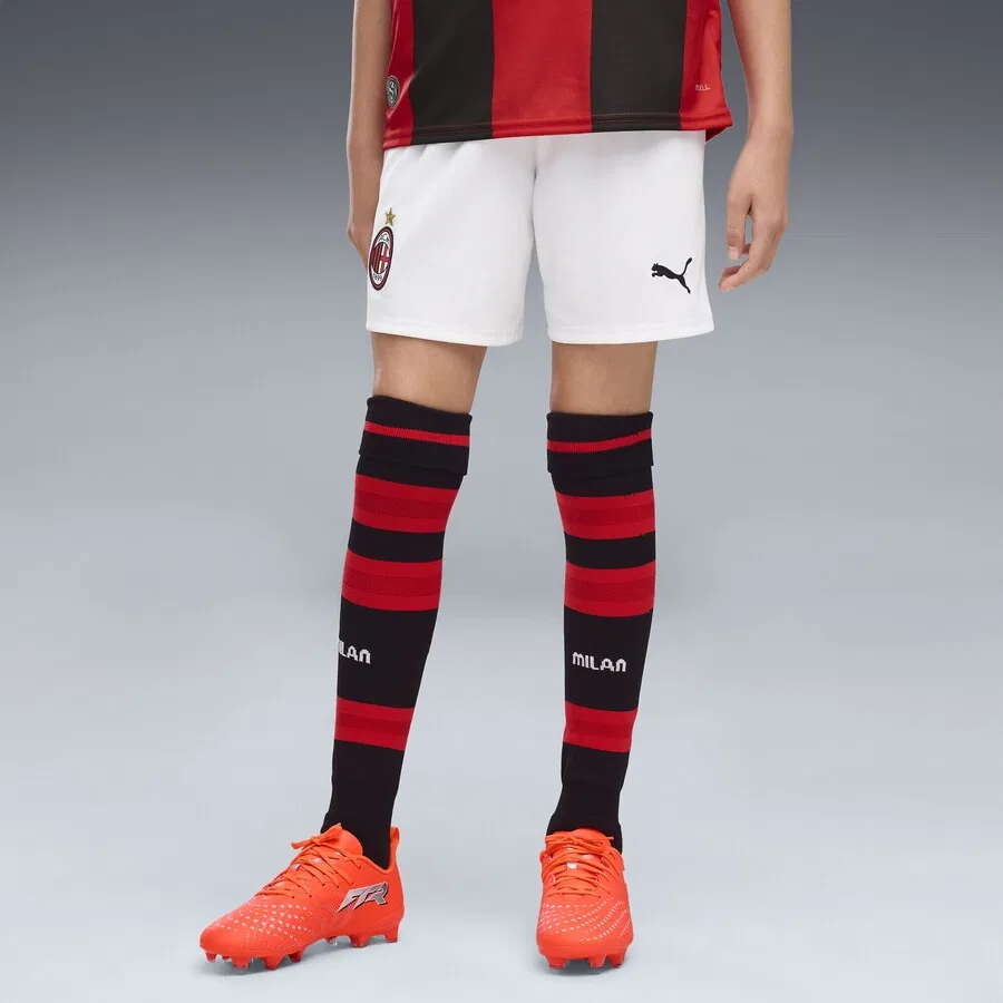 Спортивные брюки PUMA Regular Workout Pants 'AC Milan 26/27' белого цвета — фото 3
