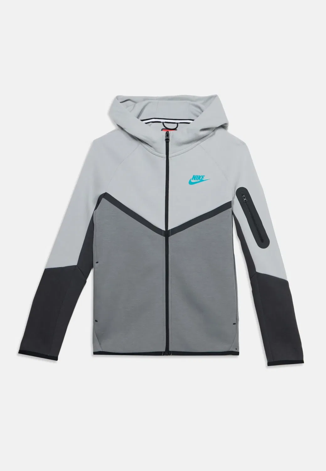 Толстовка на молнии Nike Sportswear, Smoke Grey/Anthracite/Black — фото 4