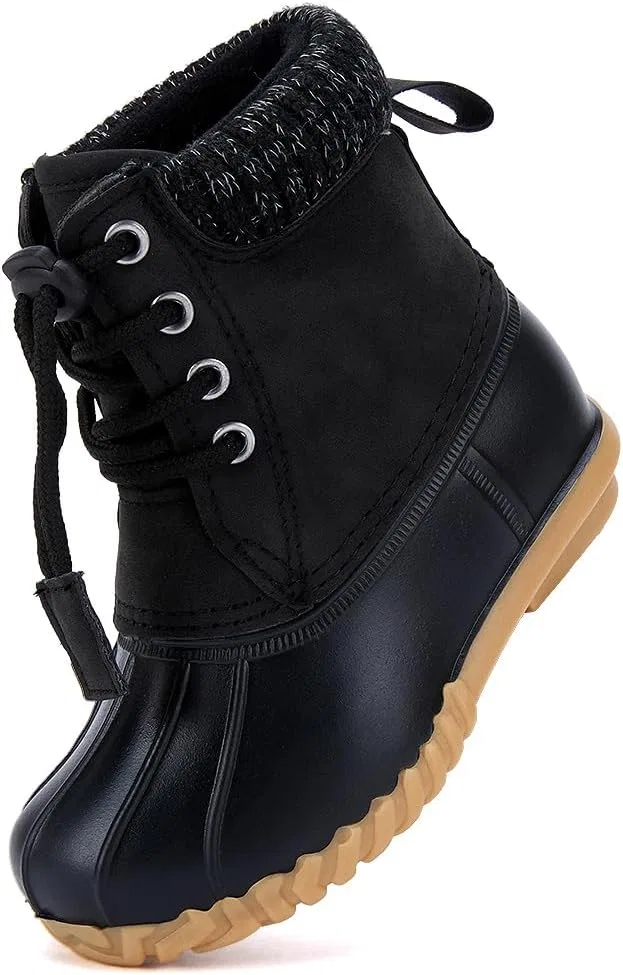 Детские зимние ботинки для мальчиков и девочек BMCiTYBM, Multi Black — фото 4