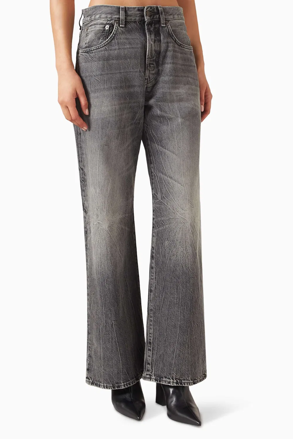 Джинсы расклешенные Acne Studios, деним