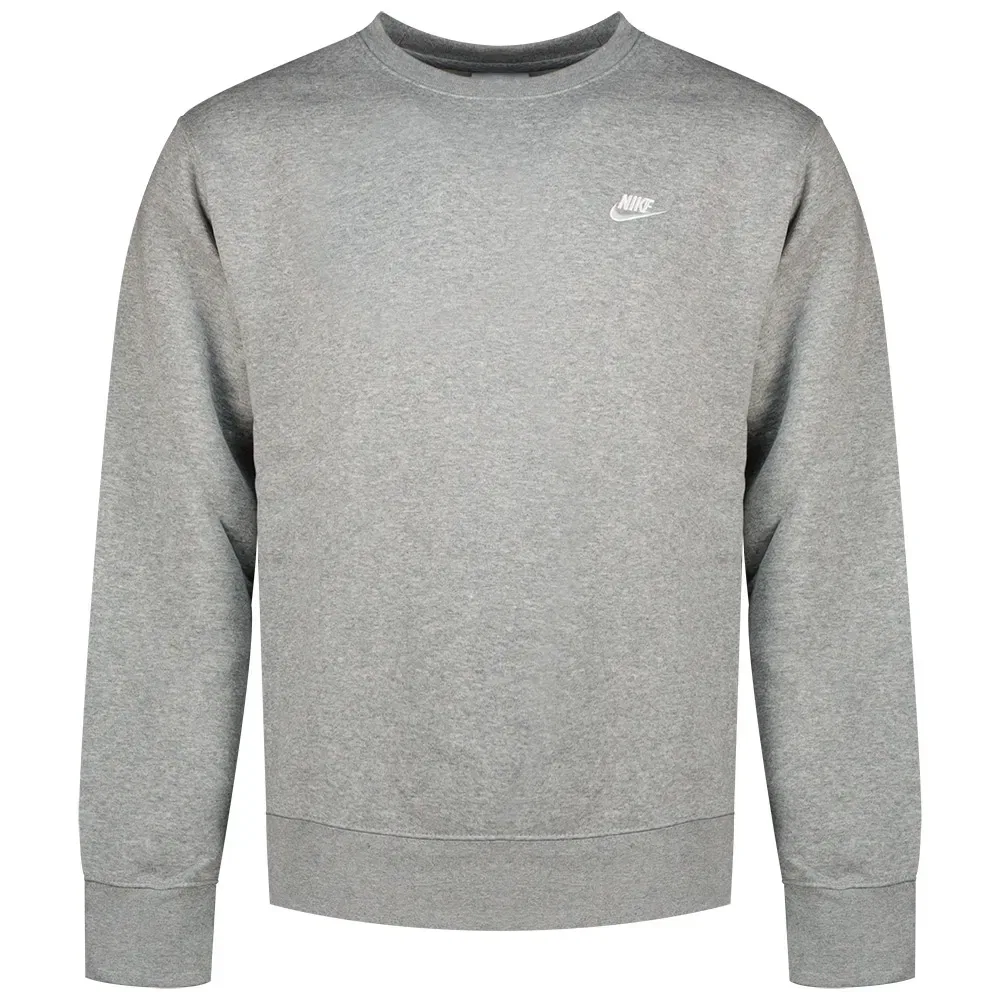 Мужской свитшот с длинным рукавом Nike Club, Grey