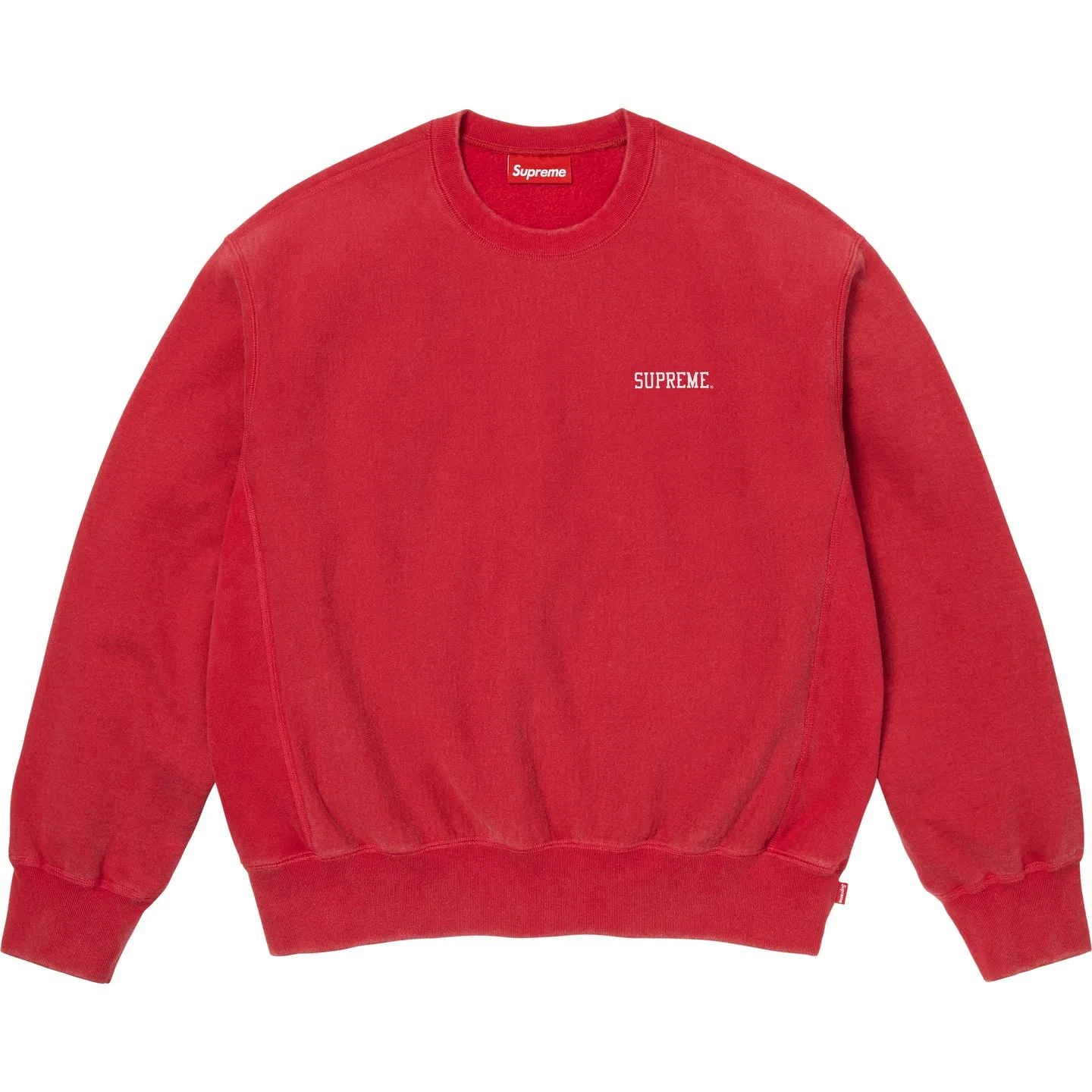 Детский свитшот с круглым вырезом Supreme SS26 Sweatshirts Unisex Crew Neck Moderate, Red