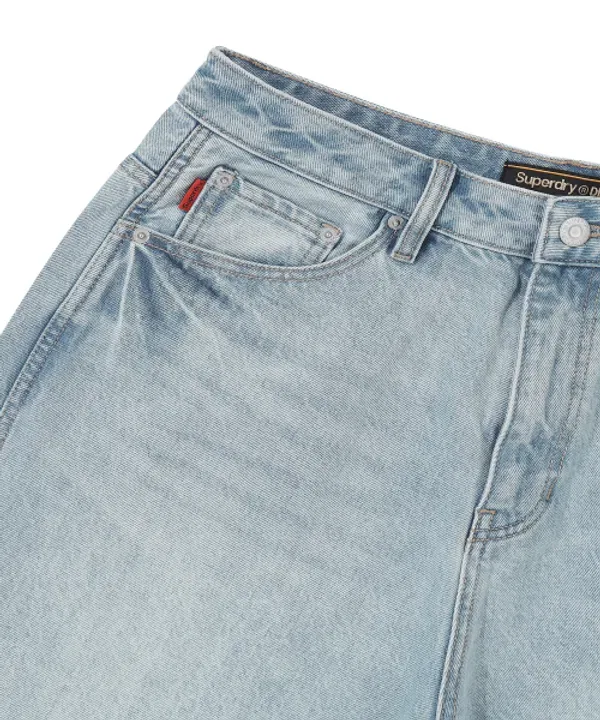 Шорты джинсовые, Iconic Superdry, светло-индиго — фото 4
