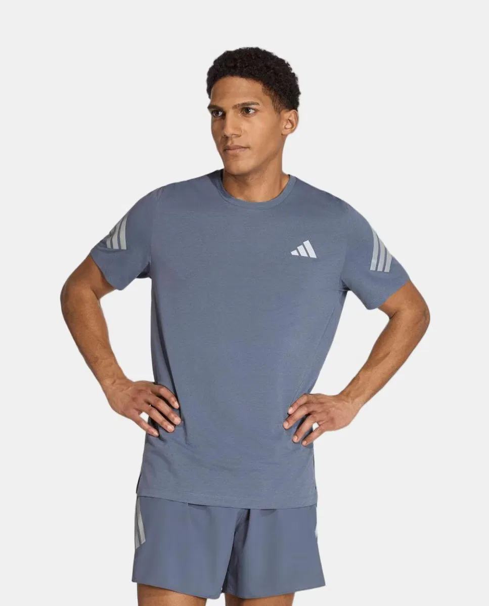 Мужская футболка, Adi365 Iconic Stripes, adidas, Azul grisáceo