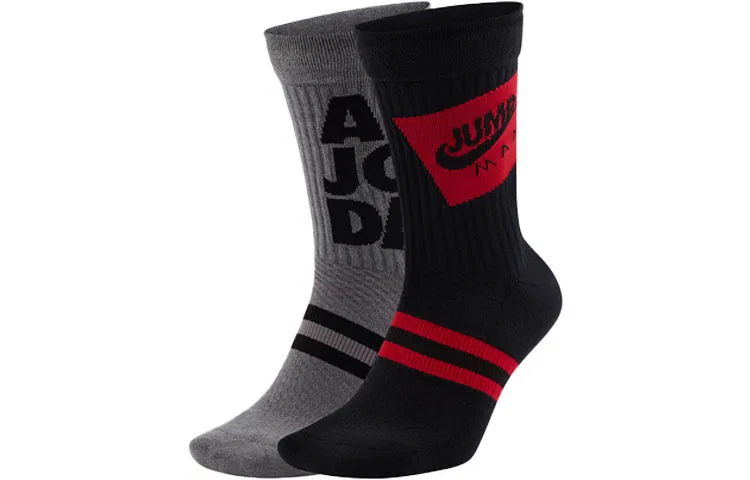 Детские носки с принтом Jordan 2 Pack, Multicolor