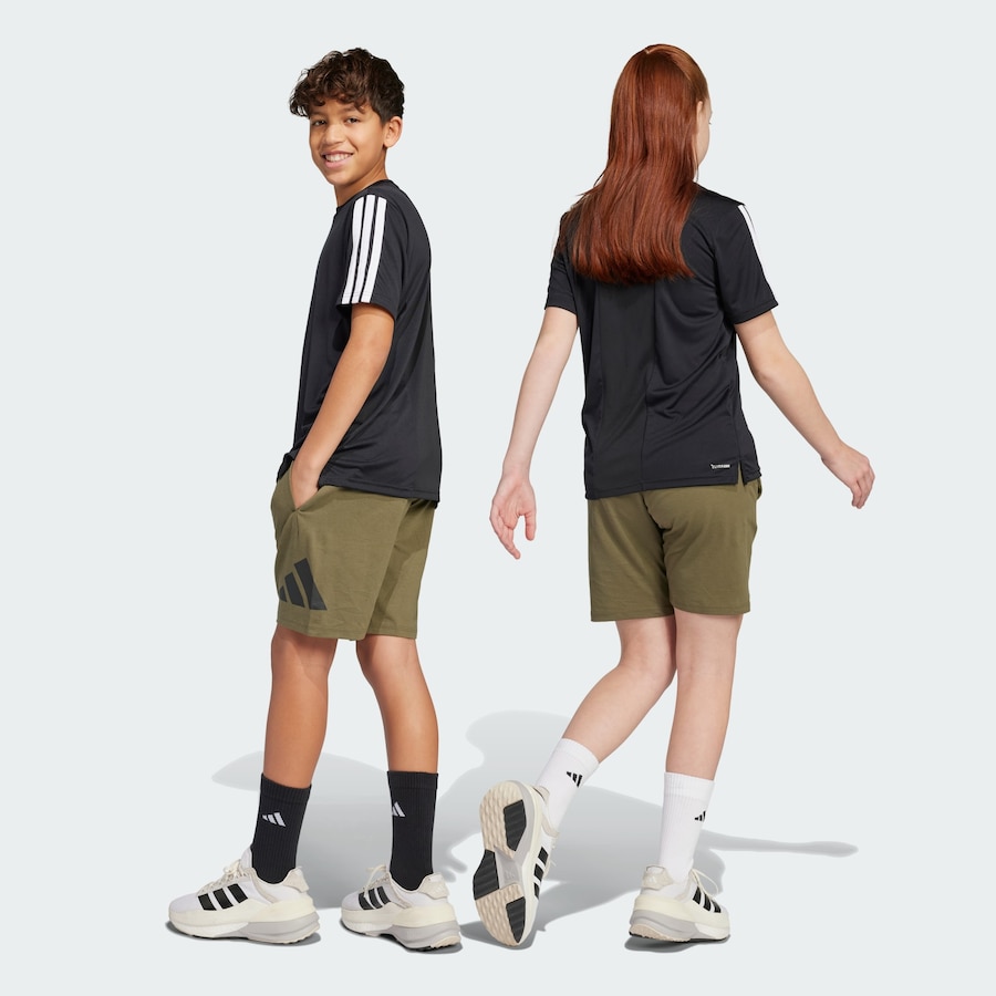 Обычные спортивные штаны ADIDAS SPORTSWEAR Essentials, хаки — фото 3