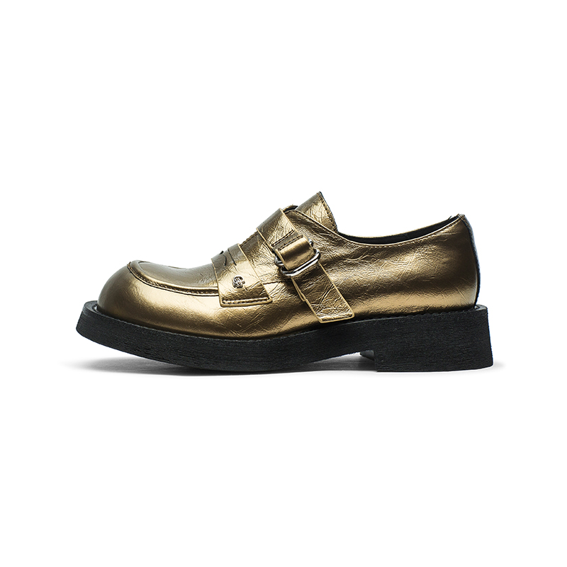 Coup De Foudre Золотые лоферы женские, цвет Gold