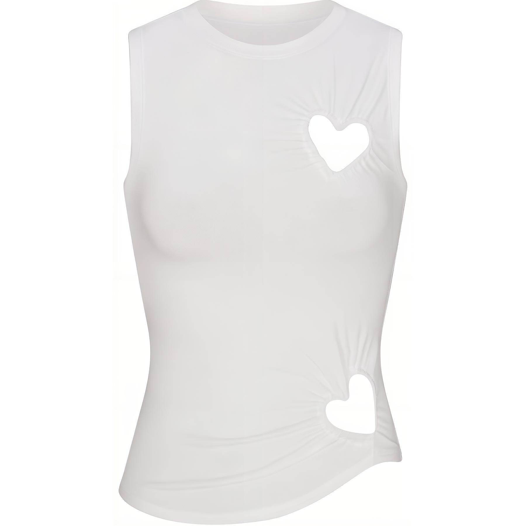 

Skims Футболка-майка из коллекции ко Дню святого Валентина SS25 для женщин SNOW/Snow