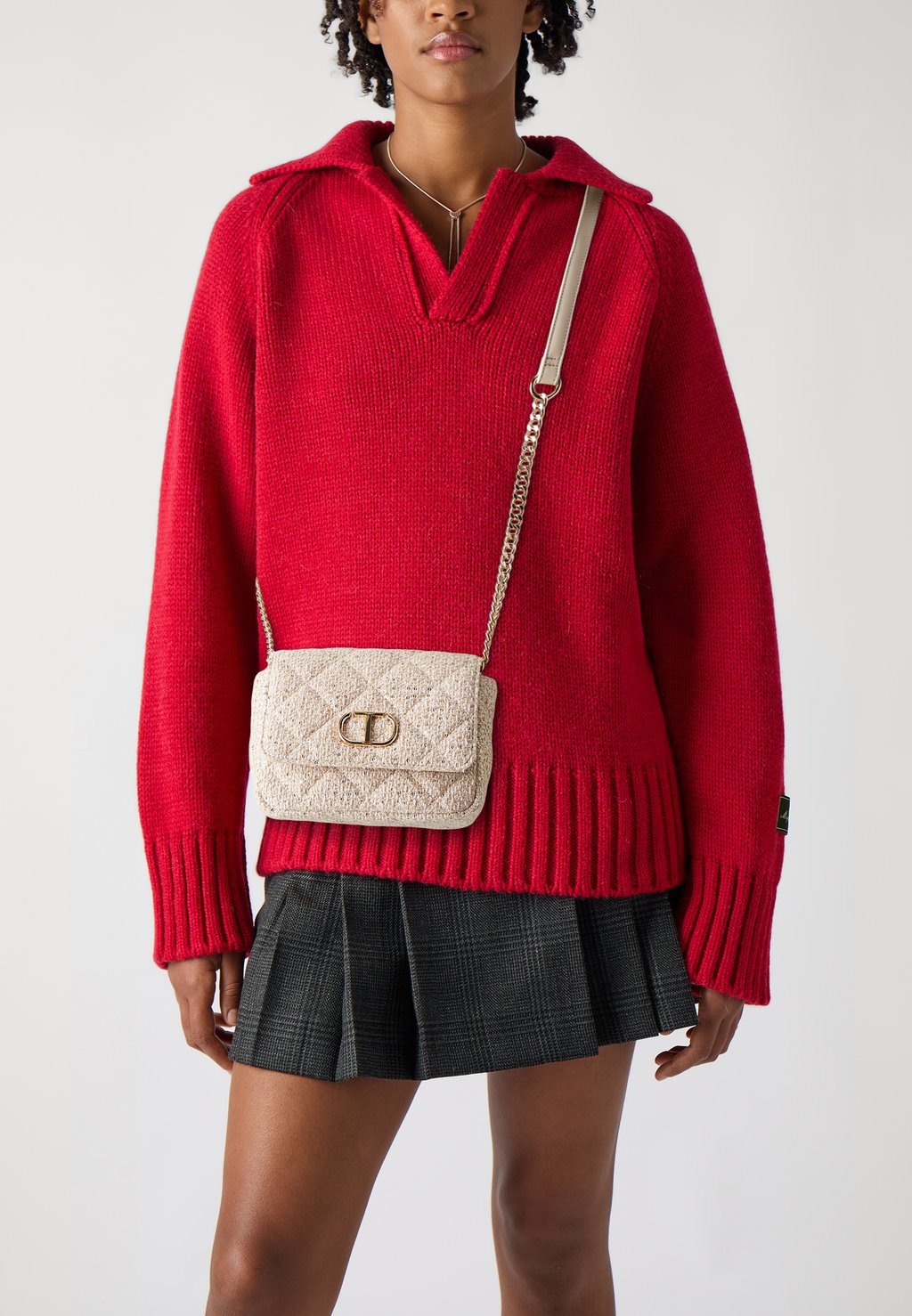 

Сумка через плечо BAG TWINSET, бежевый