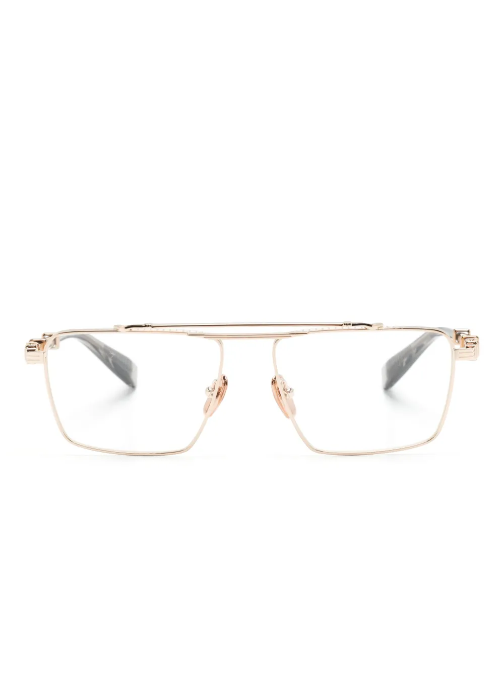 

Солнцезащитные очки Brigade VI в квадратной оправе Balmain Eyewear, золотой