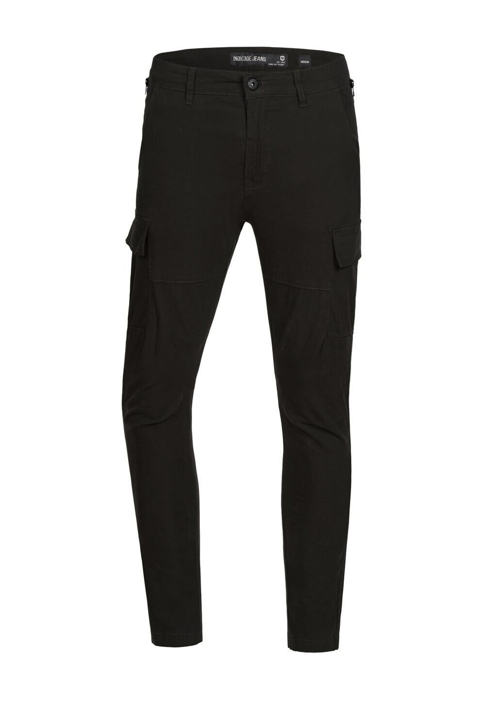 

Узкие брюки-карго INDICODE JEANS Mathews, темно коричневый