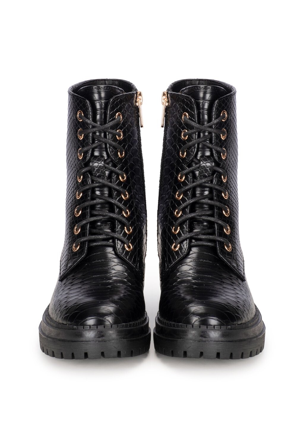 Ботильоны на платформе Posh by Poelman, цвет Mottled Black