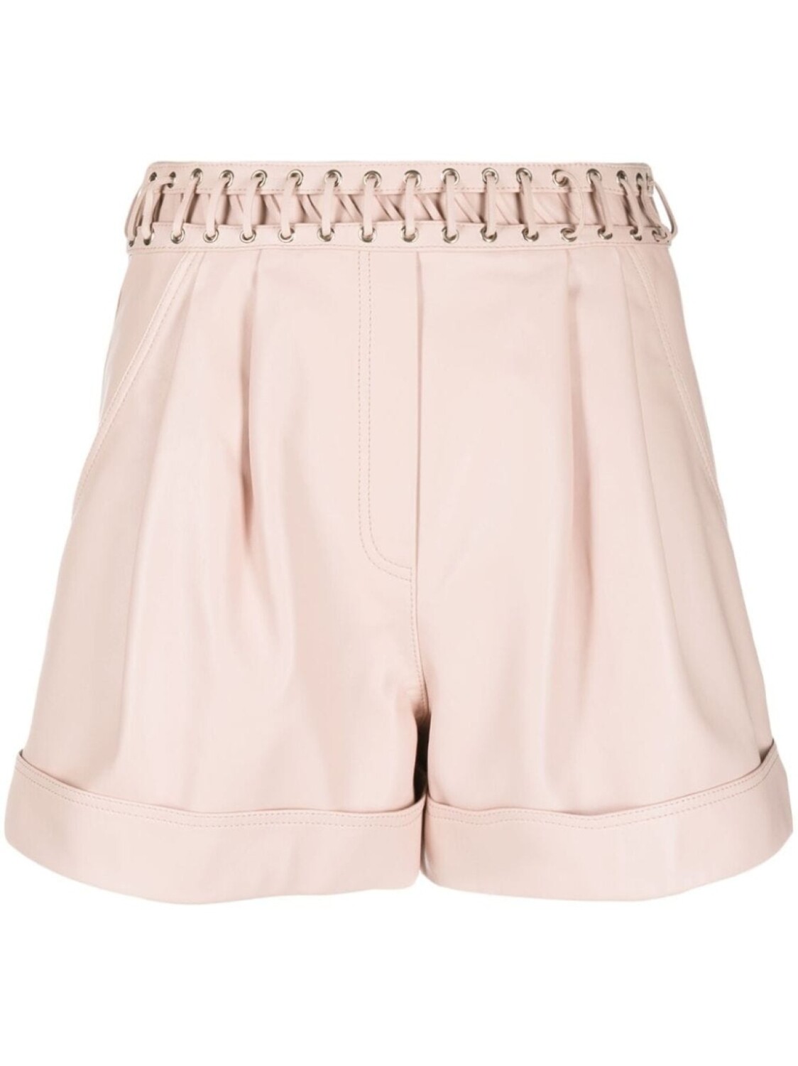 

Balmain шорты строгого кроя с завышенной талией, розовый