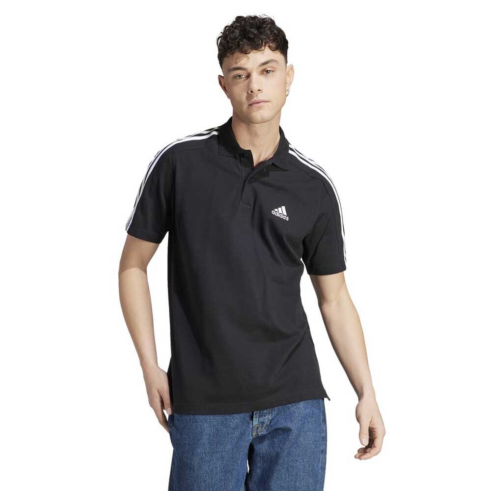 

Поло с коротким рукавом adidas Sportswear 3S Pique Ps, черный