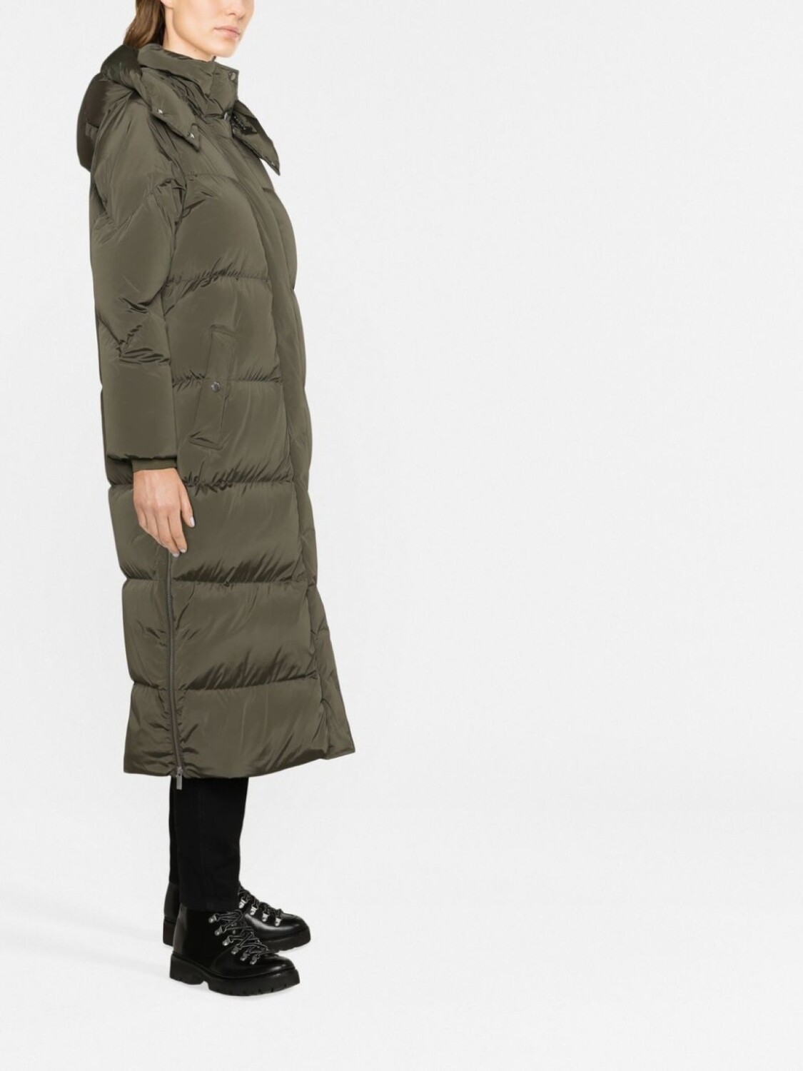 

Woolrich длинный пуховик Aurora, зеленый