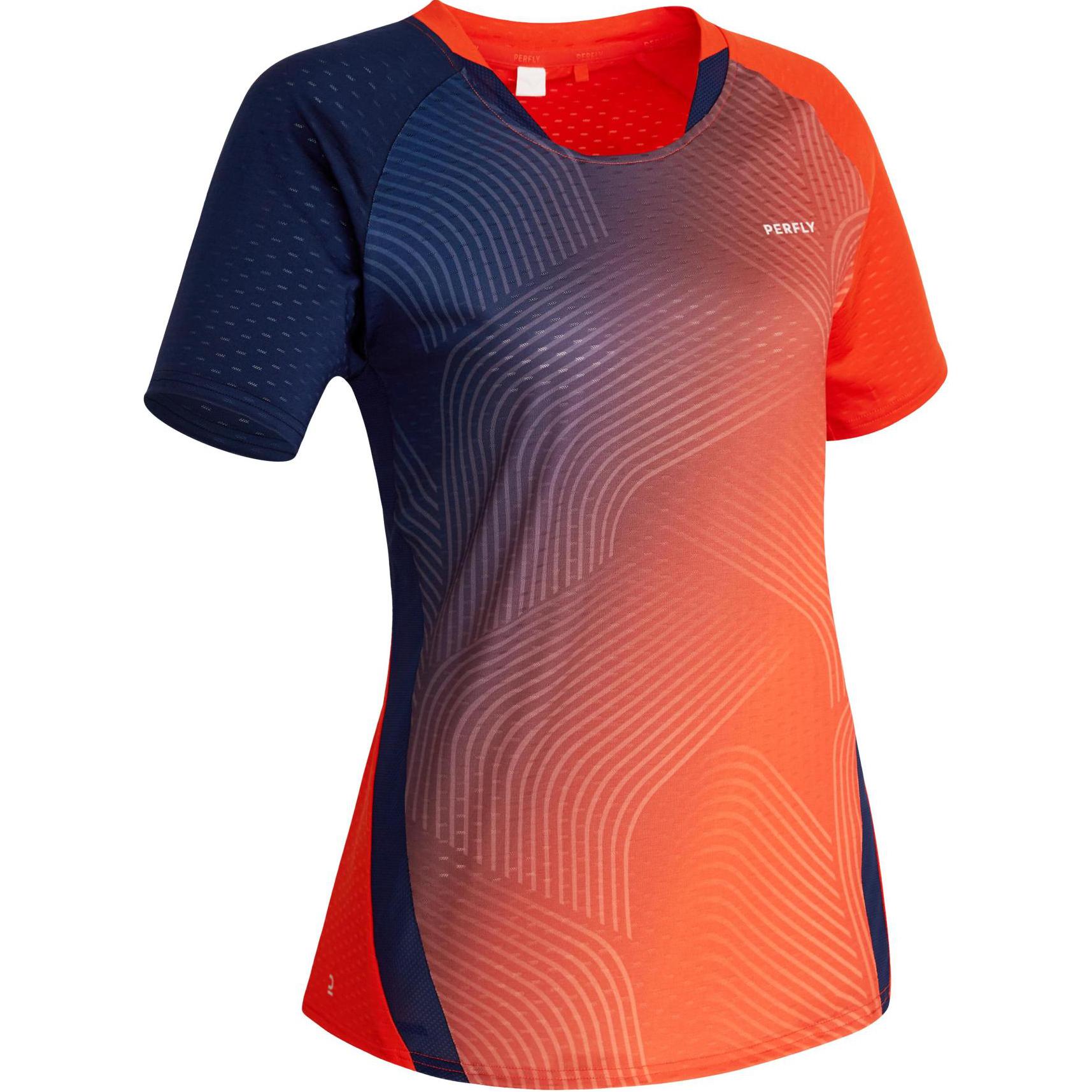 

DECATHLON Футболка с рукавами реглан женская, темно-синяя