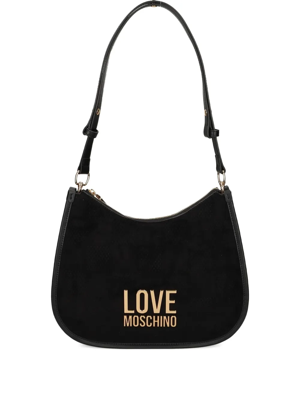 

Сумка на плечо с логотипом Love Moschino, черный