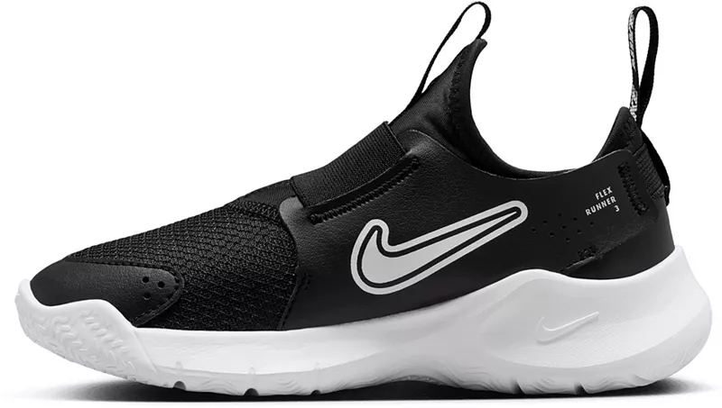 Детские кроссовки Nike Flex Runner 3 для дошкольников, черный/белый — фото 3
