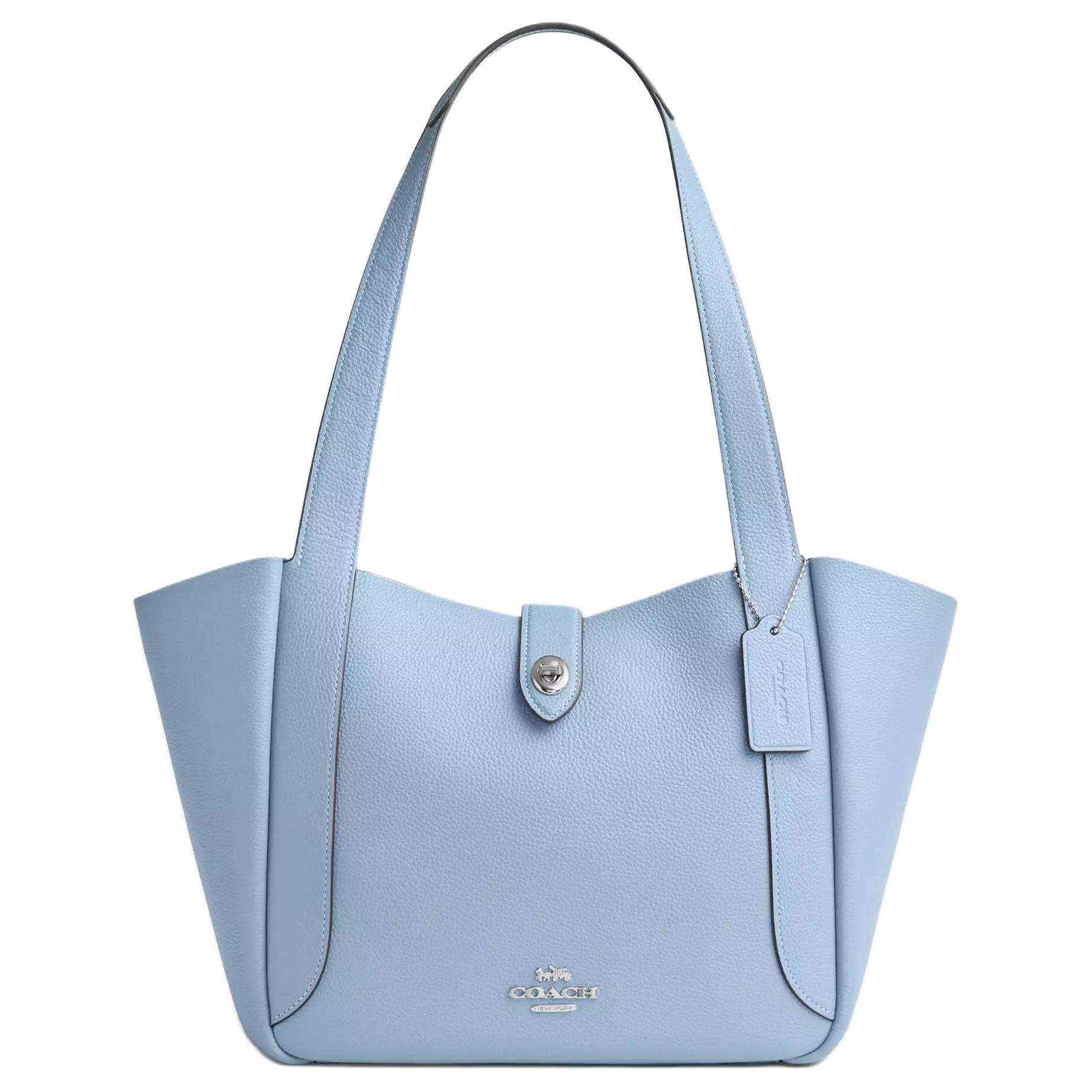 

COACH Кожаная сумка тоут Хэдли Тернлок