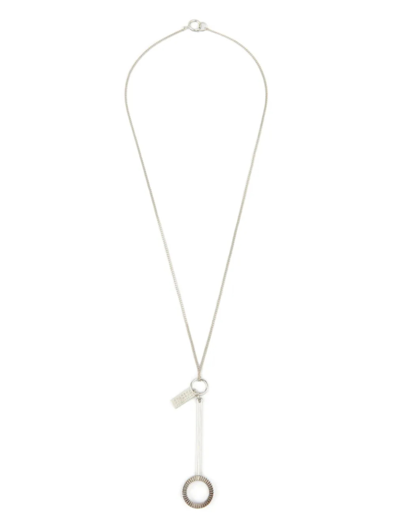 

Колье Numeric MM6 Maison Margiela, серебряный