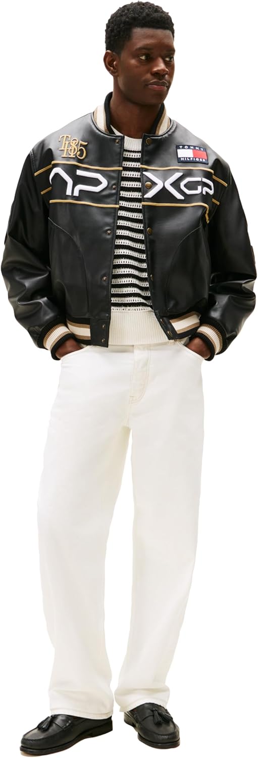 Мужские джинсы Tommy Hilfiger APXGP из коллекции Straight Loose, Ecru — фото 2