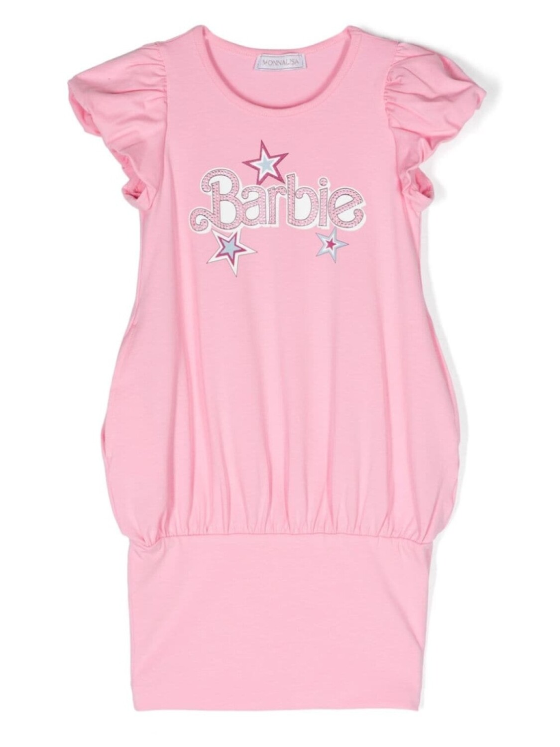 

Monnalisa платье из джерси из коллаборации с Barbie, розовый