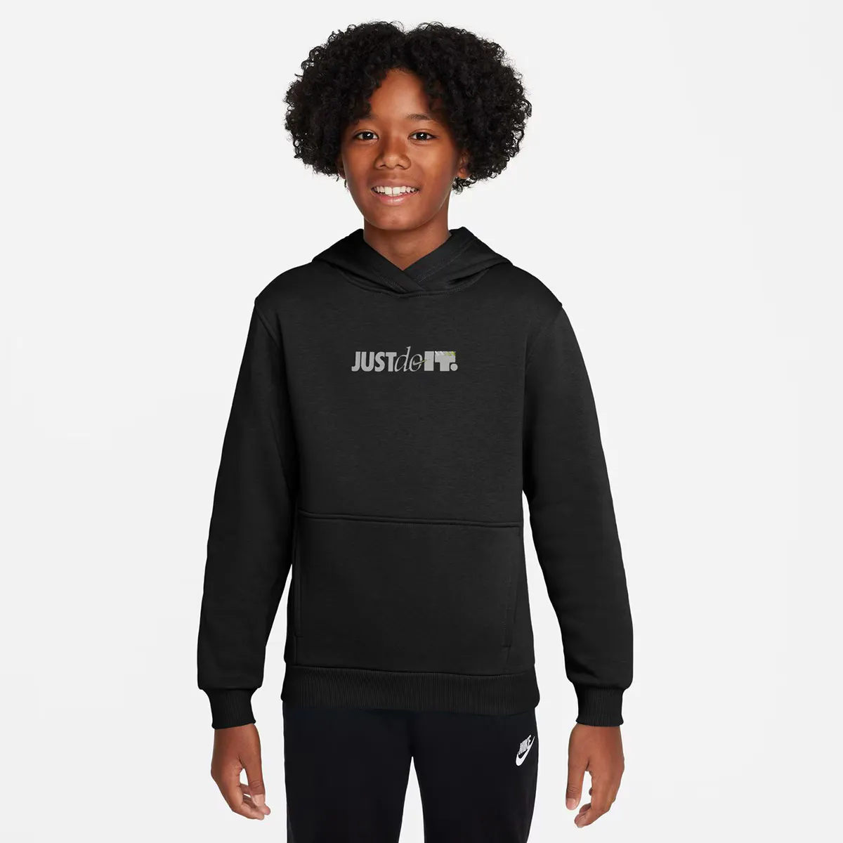 

Детская флисовая толстовка Nike Sportswear Club, черный