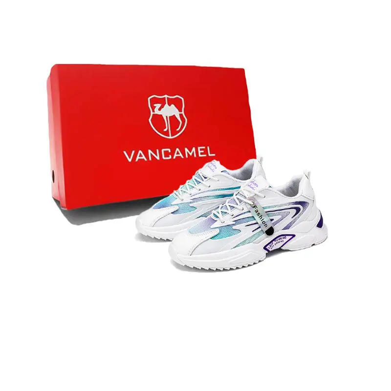 

Кроссовки мужские Lifestyle Shoes Men Low-Top Vancamel, белый/зеленый