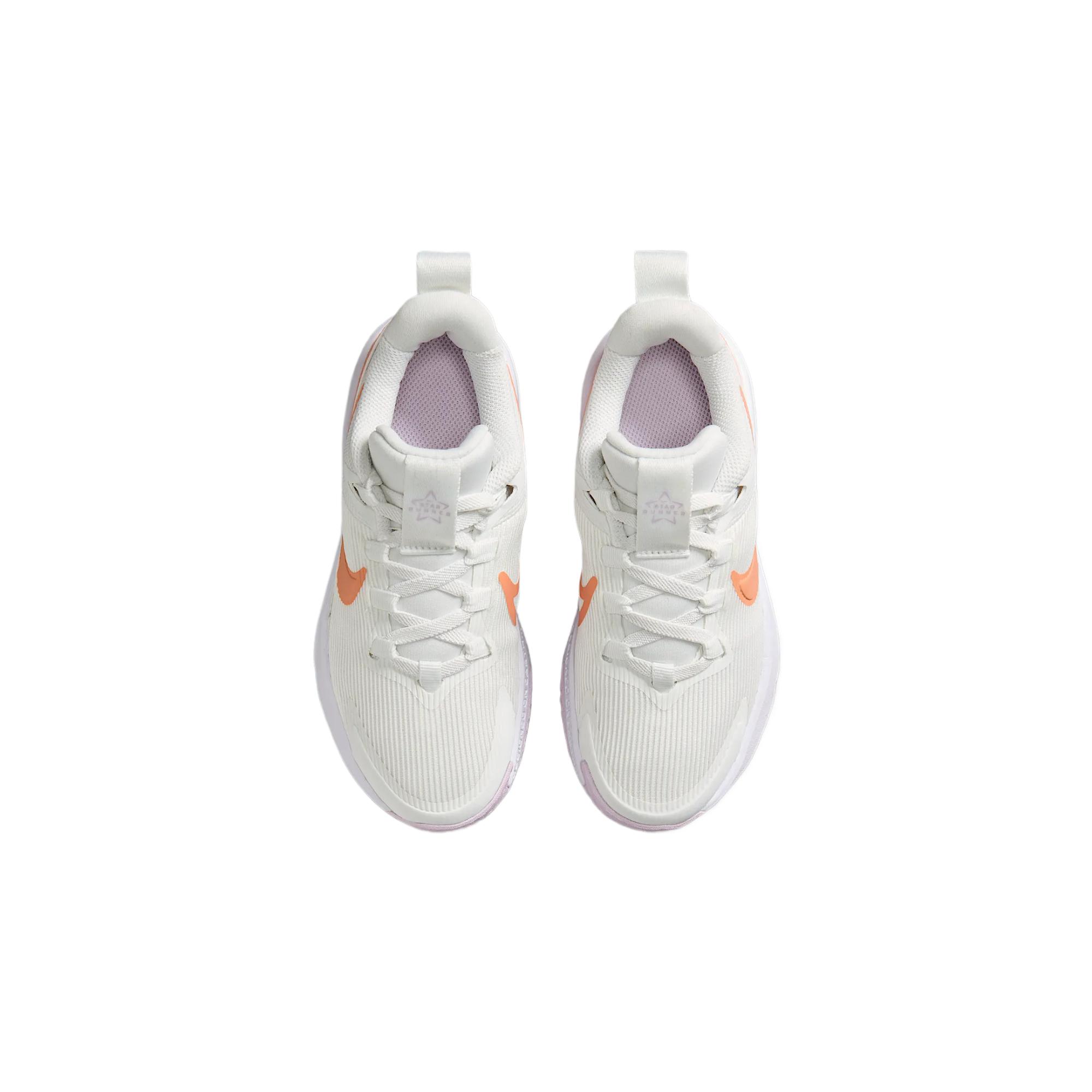 Nike Star Runner 4 устойчивые к истиранию низкие детские беговые кроссовки white kids' — фото 3