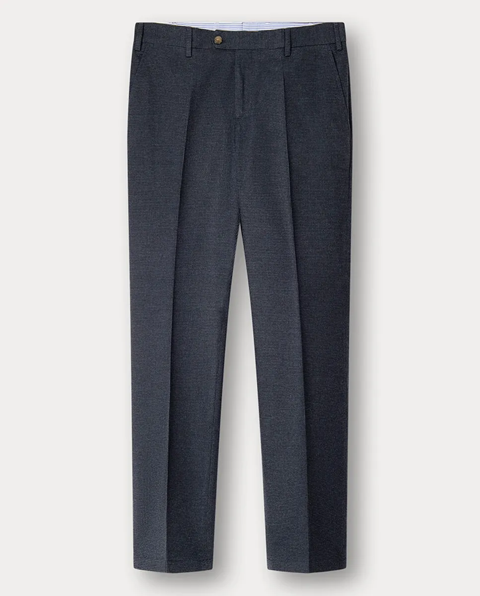 

Мужские фланелевые брюки чинос в клетку «Принц Уэльский» Façonnable, синий