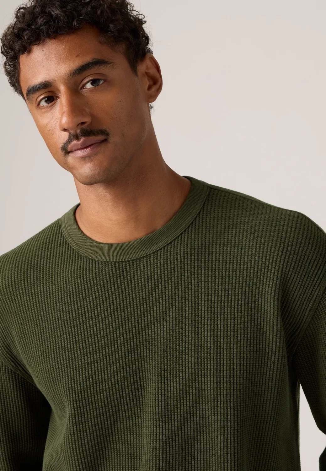 Термофутболка - футболка с широким рукавом Levi'S, Olive — фото 4