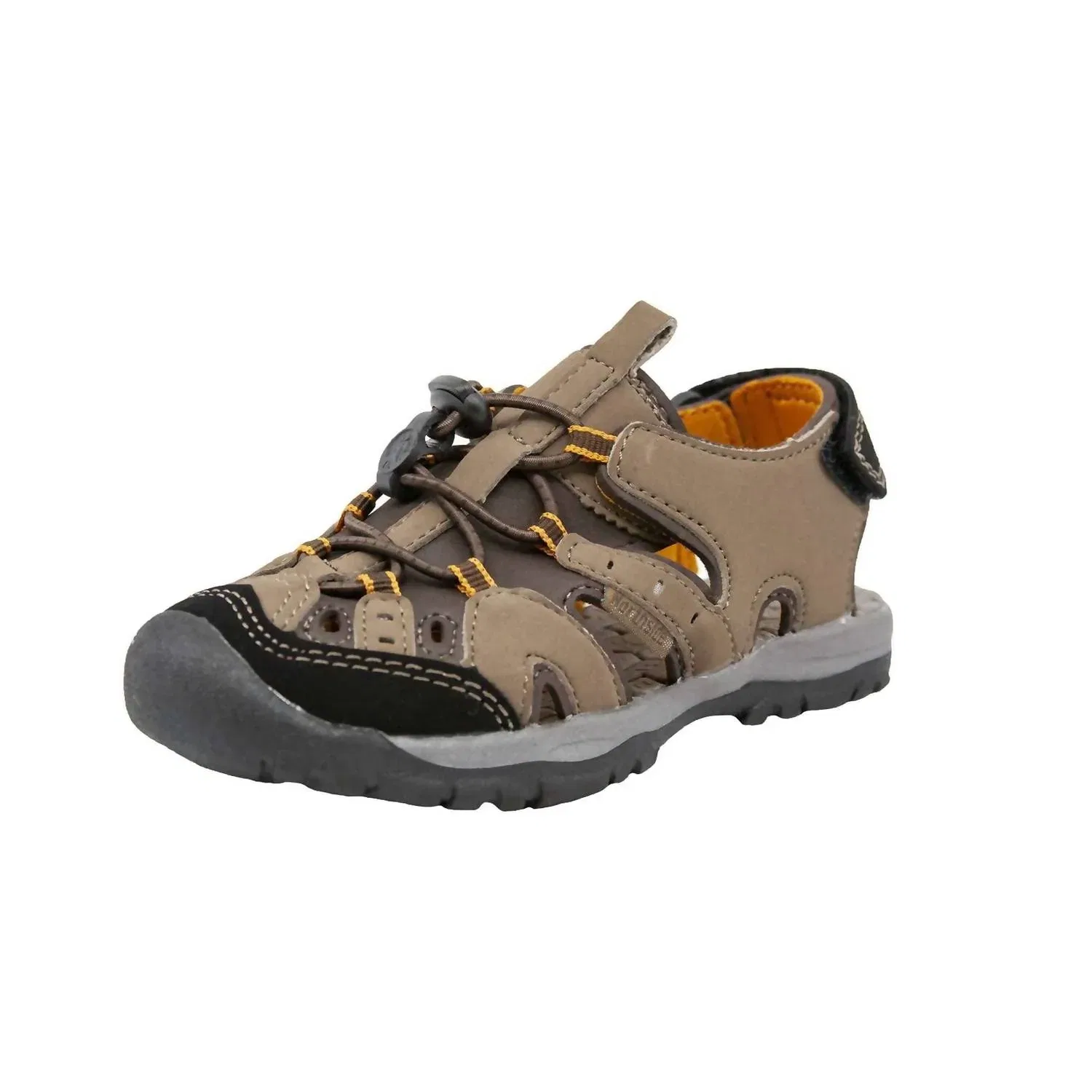 Детские сандалии для мальчиков с открытой конструкцией и шнуровкой Northside, Medium Brown