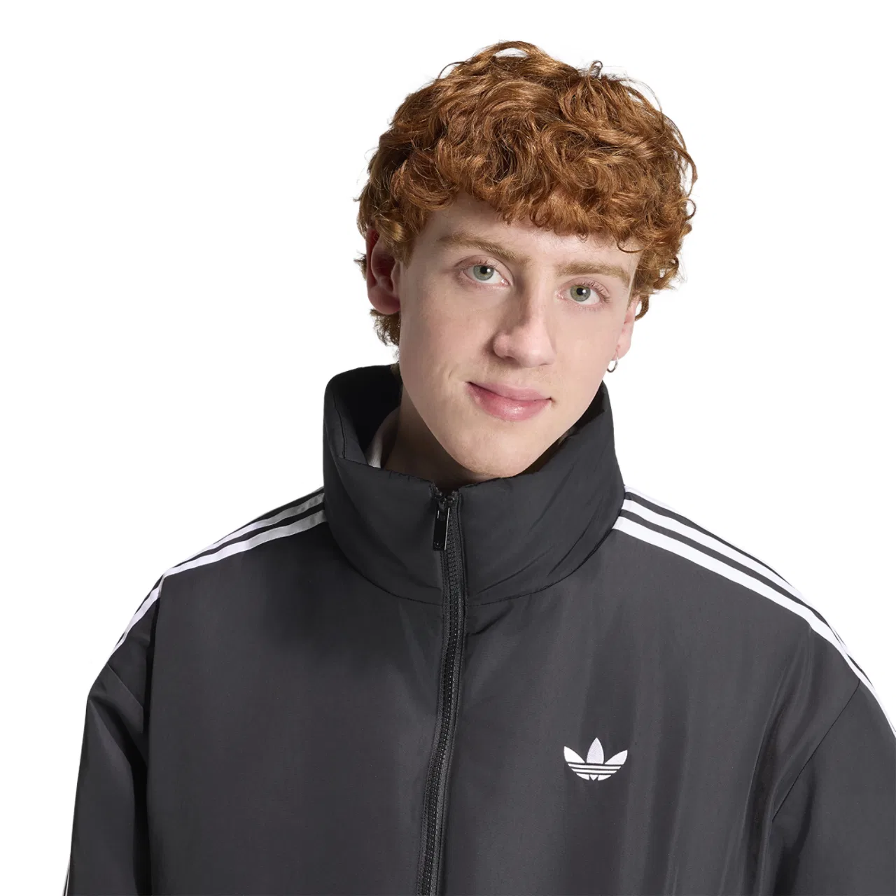 Куртка мужская Insulated Firebird Adidas, черный/белый — фото 3