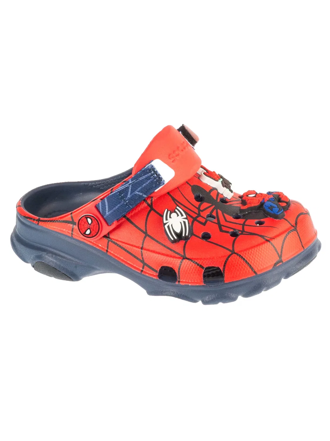 Сандалии Crocs Team Spiderman All Terrain Kids Clog красного цвета