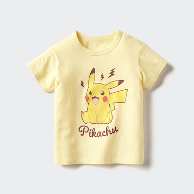 

Футболка детская Uniqlo Pokemon, желтый