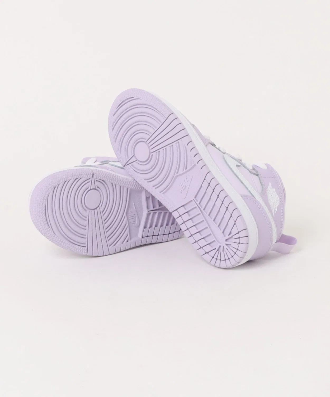Детские кроссовки с кожаным верхом Jordan 1 Mid PS JORDAN BRAND, Purple — фото 3