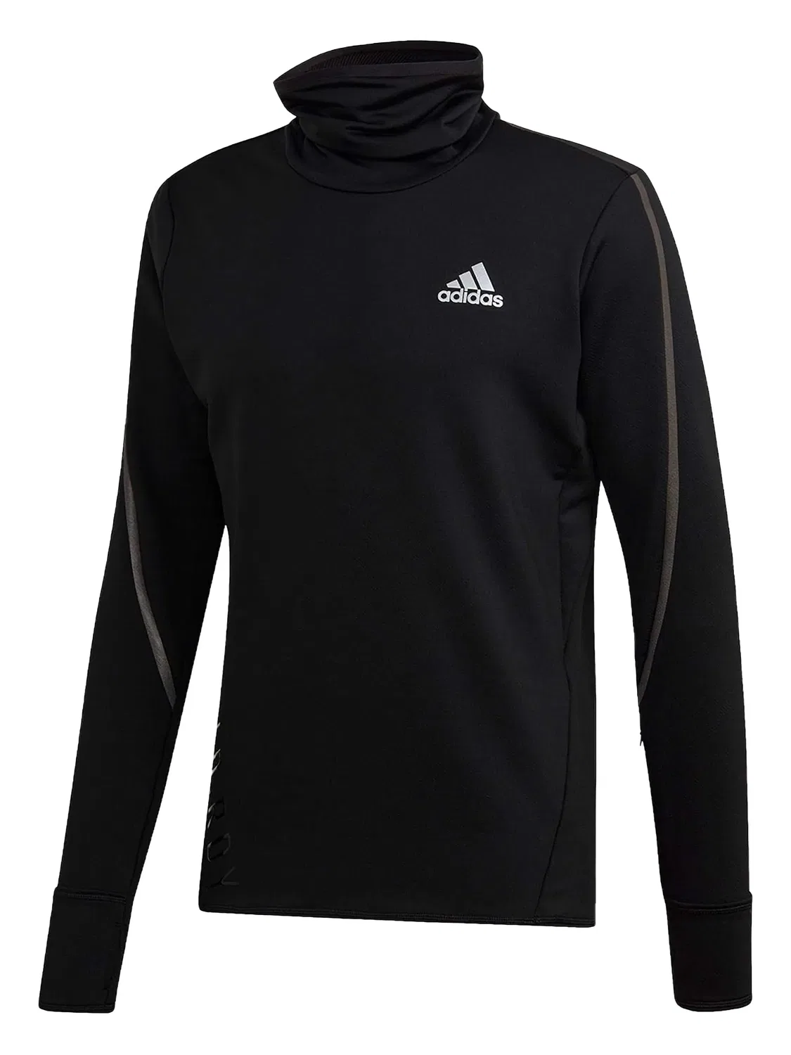 Толстовка с высоким воротником Adidas, черный