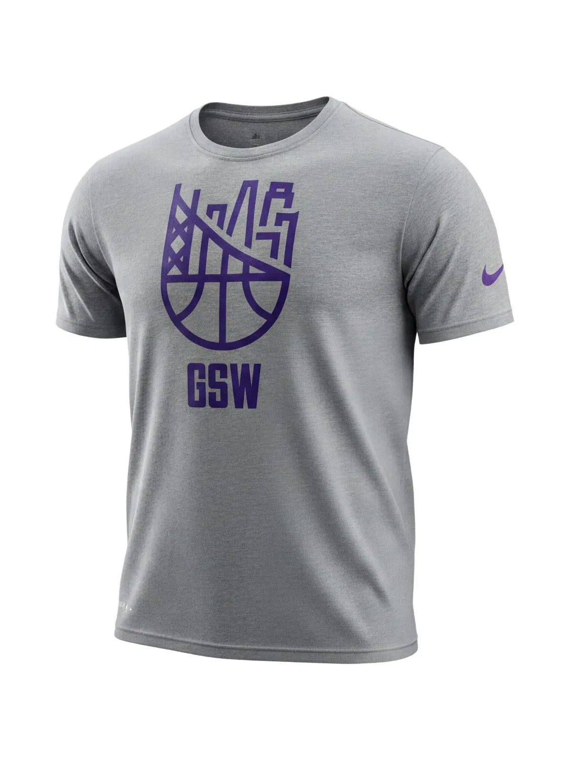 Футболка NBA Golden State Warriors Dri-Fit Essential Nike, серый