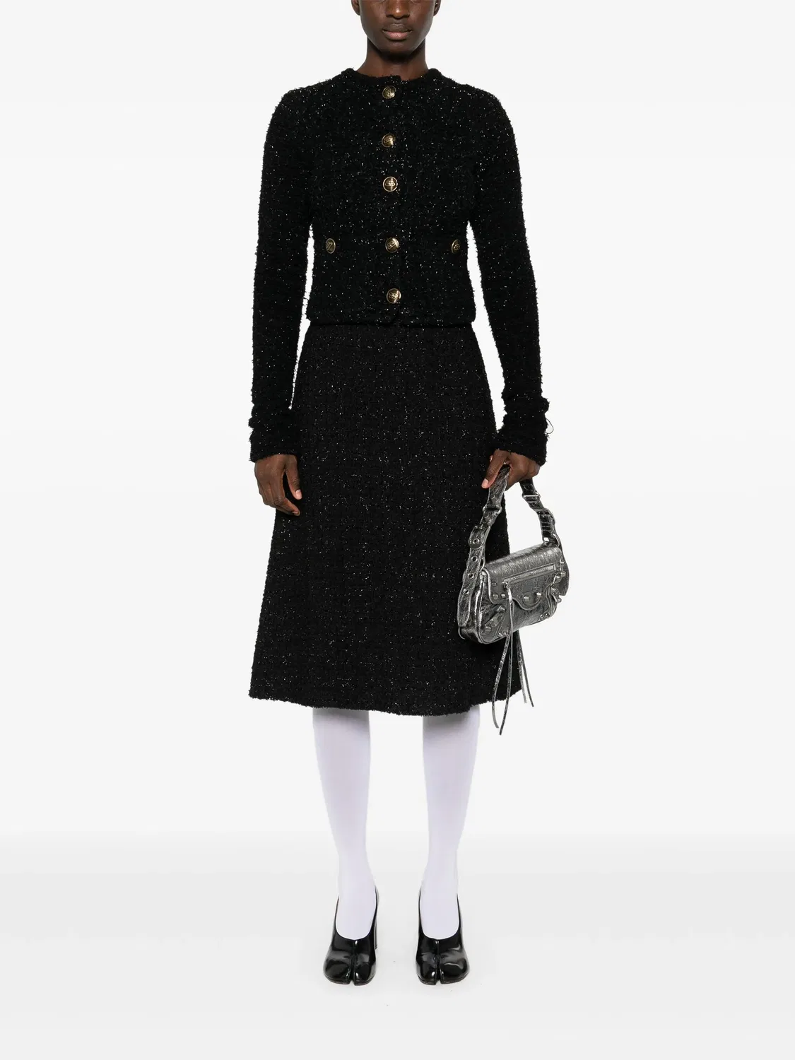 Balenciaga Короткая черная куртка — фото 3