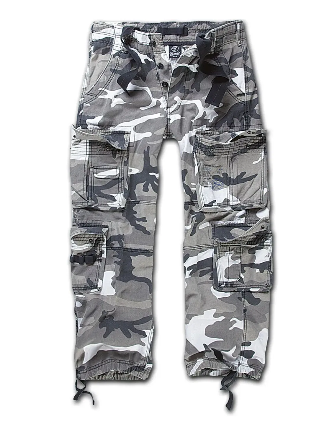 Брюки карго с принтом Pure Vintage Pants Brandit, камуфляжный