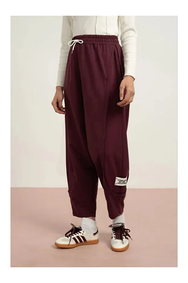 Детские брюки для девочек с принтом My Lorin Kids Store, Burgundy