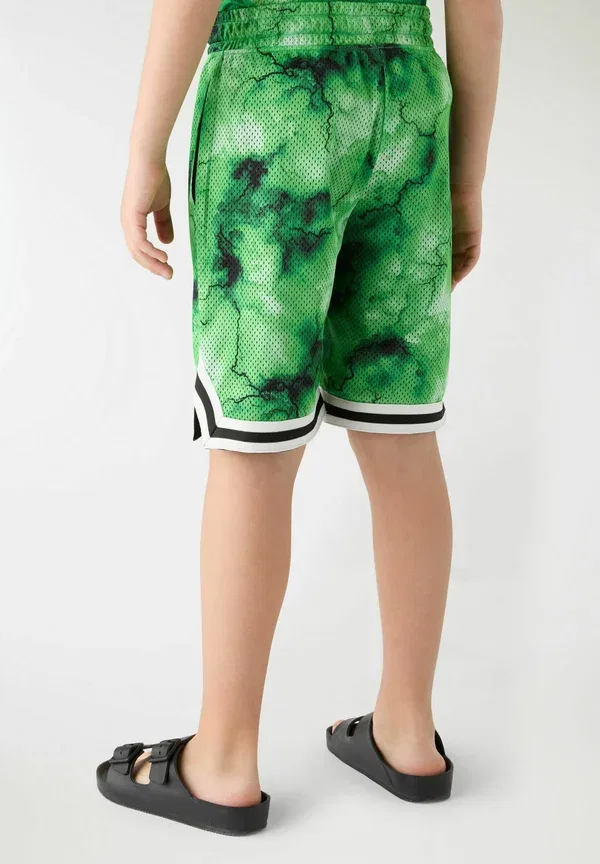 Шорты спортивные полупрозрачные tracksuit bottoms Terranova, Bianco Ottico, белый — фото 2