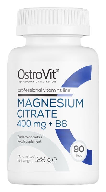 

Сон и восстановление OstroVit Cytrynian Magnezu 400 mg + B6