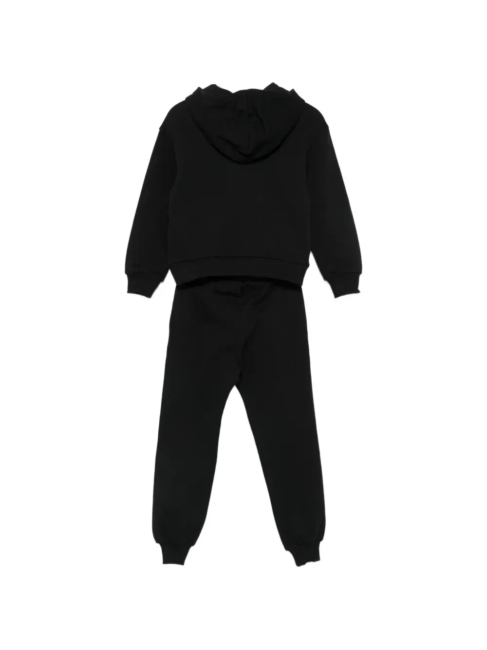 Спортивный костюм с логотипом и мишкой Тедди Moschino Kids, черный — фото 2