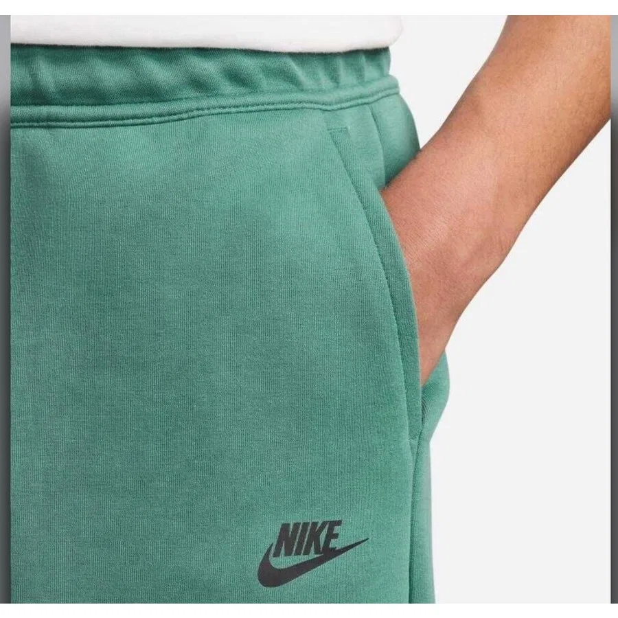 Шорты спортивные с принтом Tech Fleece Nike, Зеленый — фото 4