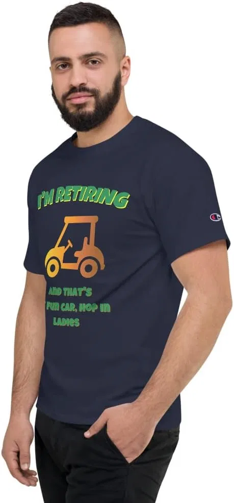 Мужская футболка с вышивкой Champion T105 Heritage Jersey, Navy — фото 2